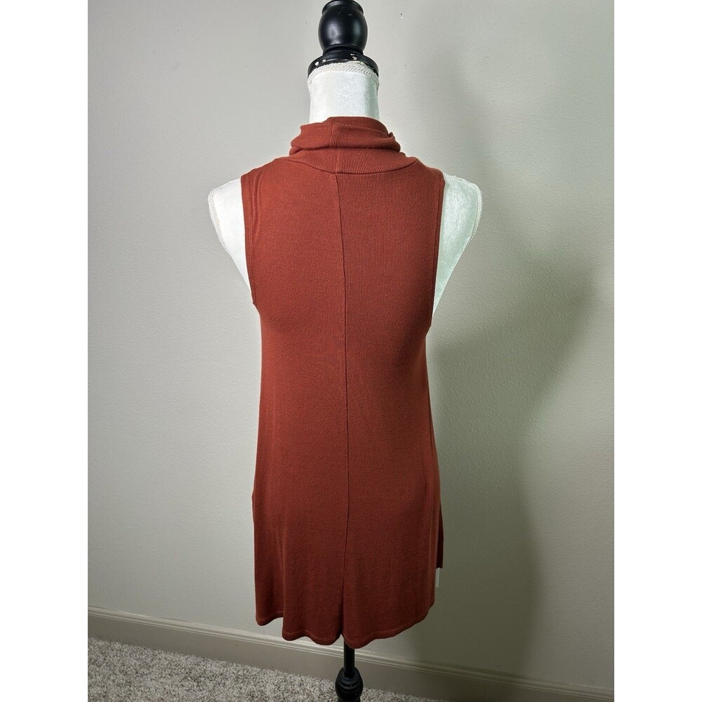 Anthropologie Postmark Womens Size Small Sleeveless Ribbed Knit Turtleneck Dress - Picture 4 of 7